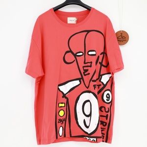 STRIVERS ROW HIBISCUS KOFA SHORT SLEEVE‎ TSHIRT